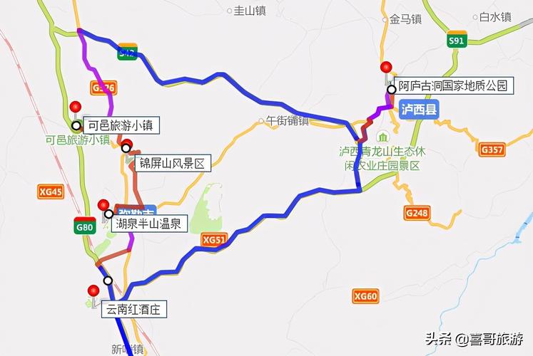 红河旅游攻略 （红河旅游攻略自由行路线图）