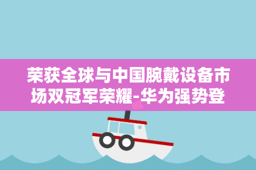 荣获全球与中国腕戴设备市场双冠军荣耀-华为强势登顶-2024年二季度市场里程碑